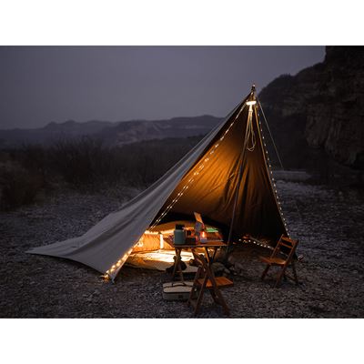 Latarka kempingowa MILKY WAY z łańcuchem LED