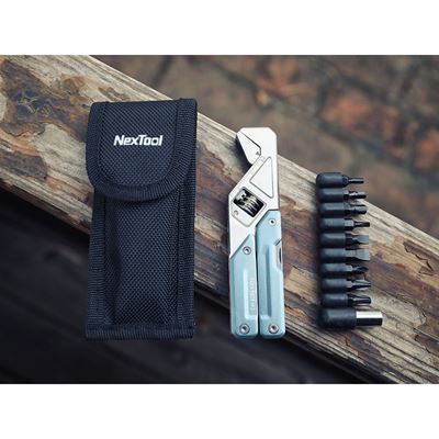 Szczypce wielofunkcyjne Light Wrench W2 z kluczem NIEBIESKIE