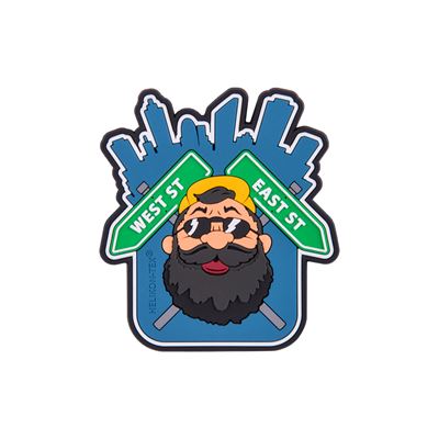 Patch Beardman URBAN na rzep z tworzywa sztucznego
