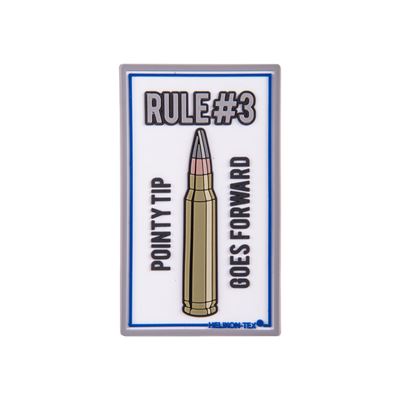 Naszywka RULE#3 na rzep z tworzywa sztucznego