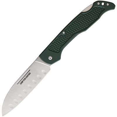 Nóż CAMP PLUS SANTOKU z gładkim ostrzem