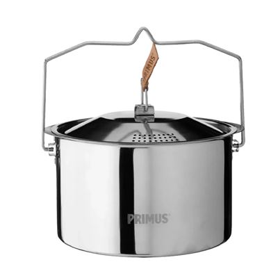 Zestaw naczyń outdoorowych ze stali nierdzewnej na kemping CAMPFIRE LARGE PRIMUS® P738001 4