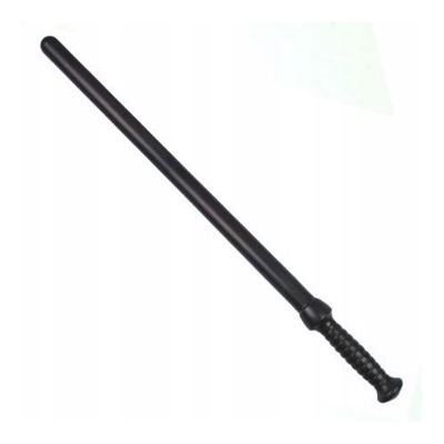 Pałka prosta bez osłony ochronnej 63 cm CZARNA