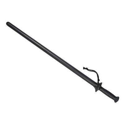 Pałka prosta z osłoną 68 cm CZARNA