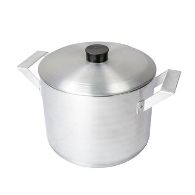 Garnek 18 cm z pokrywką aluminiową 3,5 litra