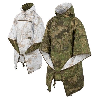 Odwracalne poncho SWAGMAN ROLL PENCOTT® WILDWOOD™/SNOWDRIFT™