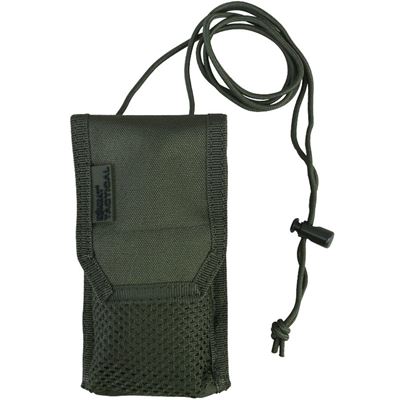 Etui MOLLE ochronne na telefony z sznurkiem ZIELONE