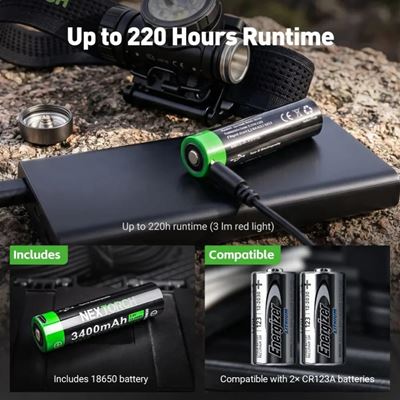 Latarka czołowa HISTAR z możliwością ładowania NEXTORCH PS520378 9