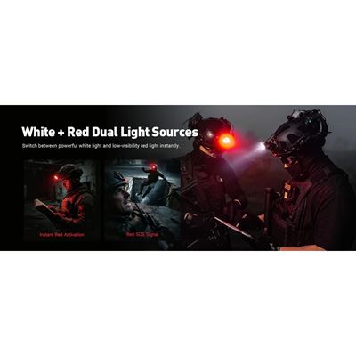 Latarka czołowa HISTAR do hełmu, z możliwością ładowania NEXTORCH PS520379 8