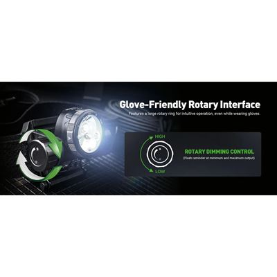Latarka czołowa HISTAR do hełmu, z możliwością ładowania NEXTORCH PS520379 9
