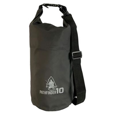 Worek wodoszczelny DRY BAG 10 l z paskiem BLACK