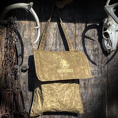 Torba na ramię HAVERSACK woskowana BLACK