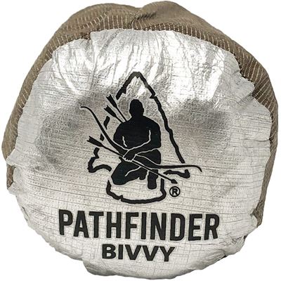 Śpiwór ratunkowy BIVVY SURVIVAL z pokrowcem EARTH BROWN