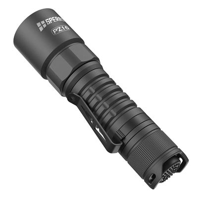 Latarka PZ16 ZOOM ładowalna, 2400 lumenów, 726 metrów, IP65 CZARNA SPERAS PZ16-SP 6