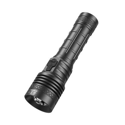 Latarka akumulatorowa PZ18 ZOOM, 1600 lumenów, 420 metrów, IP66 BLACK