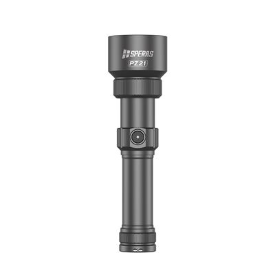 Latarka PZ21 ZOOM ładowalna, 2700 lumenów, 900 metrów CZARNA SPERAS PZ21-SP 12