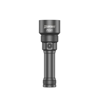 Latarka PZ21 ZOOM ładowalna, 2700 lumenów, 900 metrów CZARNA SPERAS PZ21-SP 14