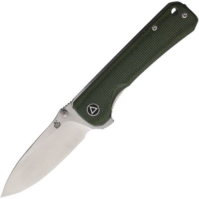 Nóż z gładkim ostrzem HAWK GREEN