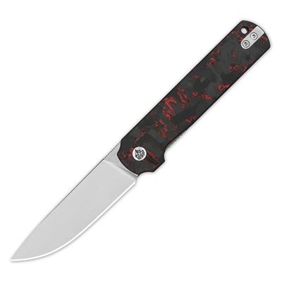 Nóż składany LARK z gładkim ostrzem BLACK/RED