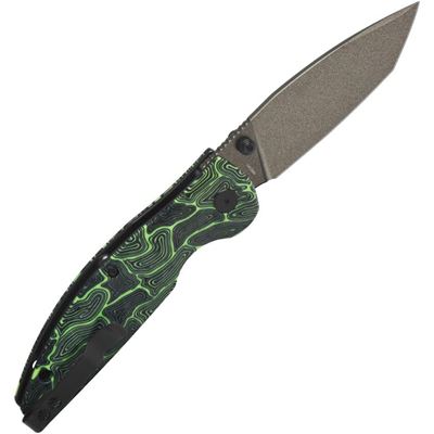 Nóż do zamykania TURTLE PUNK tanto GREEN/BLACK