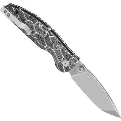 Nóż do zamykania TURTLE PUNK tanto WHITE/BLACK
