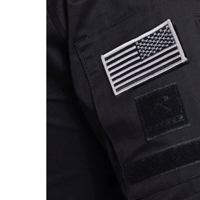 Koszula taktyczna z zamkiem błyskawicznym AIRSOFT COMBAT BLACK