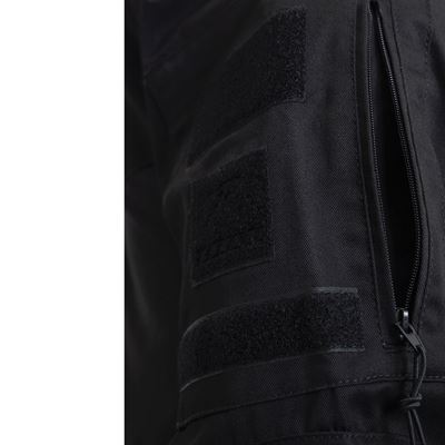 Koszula taktyczna z zamkiem błyskawicznym AIRSOFT COMBAT BLACK