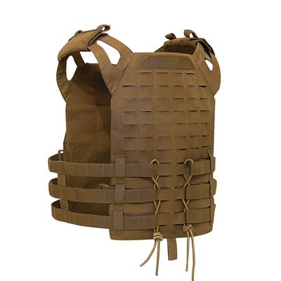 Kamizelka LASER CUT MOLLE nośnik płyt lekka COYOTE BROWN