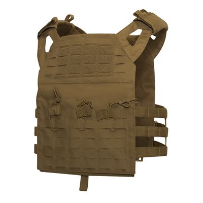 Kamizelka LASER CUT MOLLE nośnik płyt lekka COYOTE BROWN