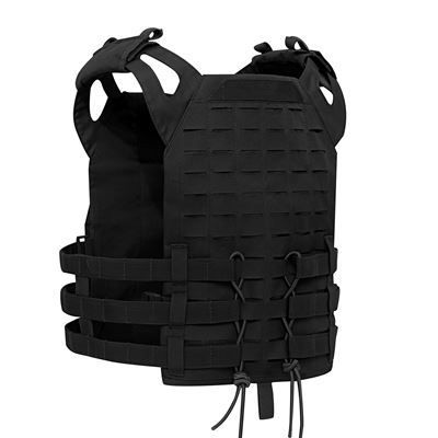 Kamizelka LASER CUT MOLLE nośnik płyt lekka CZARNA