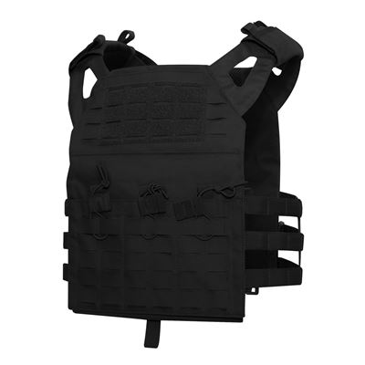 Kamizelka LASER CUT MOLLE nośnik płyt lekka CZARNA