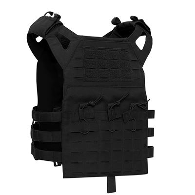 Lekka kamizelka LASER CUT MOLLE w kolorze CZARNYM