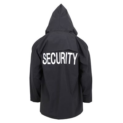 Kurtka przeciwdeszczowa SECURITY CZARNA