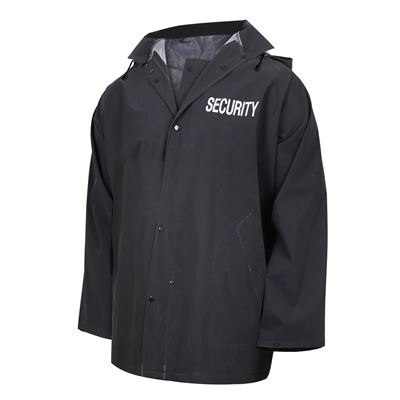 Kurtka przeciwdeszczowa SECURITY BLACK
