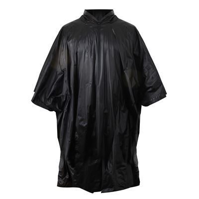 Ponczo US rip-stop 140 x 225 cm CZARNE