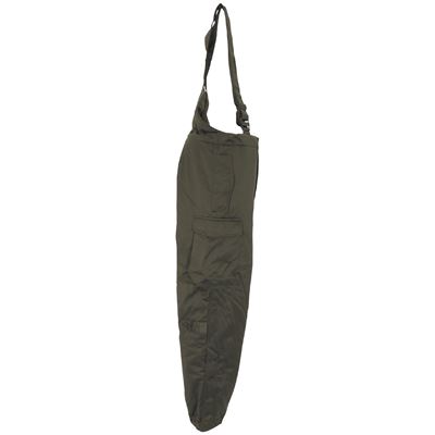 Spodnie ocieplane RAKOUSKY thermo na szelkach GREEN
