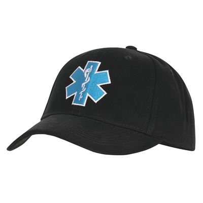 Czapka baseballowa E.M.S. CZARNA
