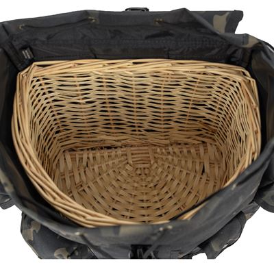 Plecak NŮŠE na grzyby z wiklinową wkładką BTP BLACK Military Goods RD25Z 5