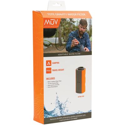 Filtr grawitacyjny MUV TOTE 10 L CZARNY