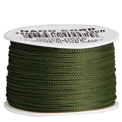 NANO nylonowa linka PARACORD ø 0,75 mm / 90 m ZIELONA