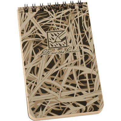 Wodoodporny notatnik TOP-SPIRAL 3x5" mały GRASS
