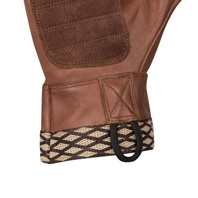 Rękawice WOODCRAFTER skórzane BRĄZOWE