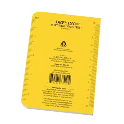 Wodoodporny notatnik RITE IN THE RAIN Memo Book YELLOW