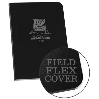 Wodoodporny notatnik RITE IN THE RAIN Memo Book BLACK