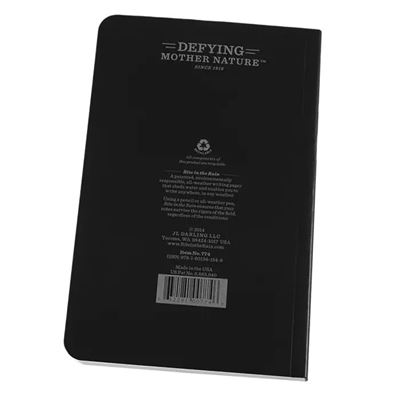 Wodoodporny notatnik FIELD-FLEX w oprawie BLACK