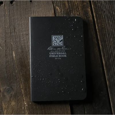 Wodoodporny notatnik FIELD-FLEX w oprawie BLACK