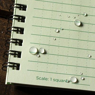 Blok wodoodporny spiralny Universal LARGE 6 5/8"x 8 1/2" ZIELONY