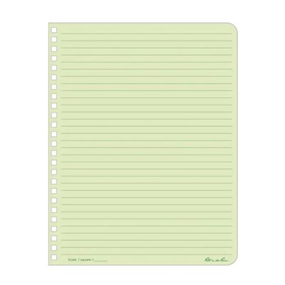 Blok wodoodporny spiralny Universal LARGE 6 5/8"x 8 1/2" ZIELONY