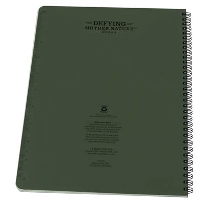 Blok wodoodporny spiralny Universal MAXI 8 1/2"x 11" ZIELONY