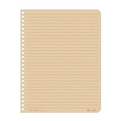 Blok wodoodporny spiralny Universal LARGE 6 5/8"x 8 1/2" DESERT